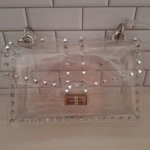 Rosie Daze Clear Stadium Purse